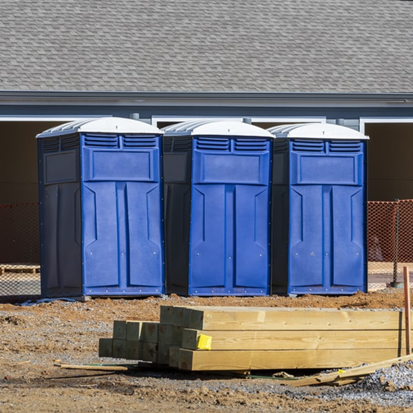 are there any restrictions on where i can place the porta potties during my rental period in Fishers